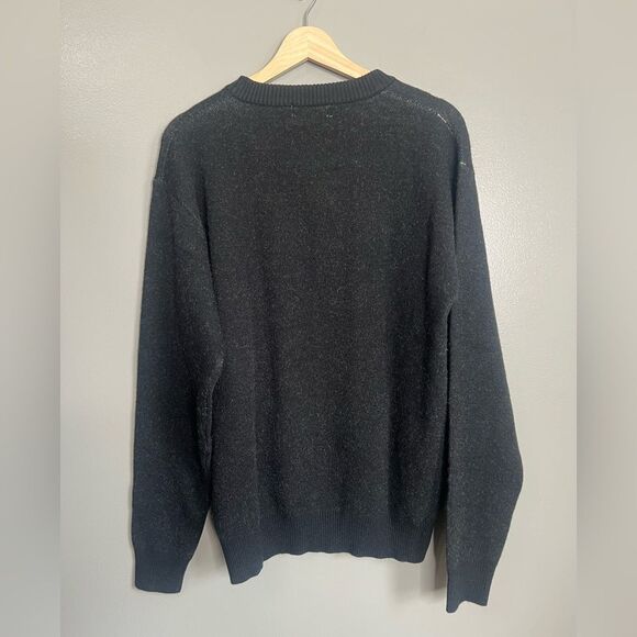 American Bald Eagle graphic crew neck sweater size medium grandpa style - Picture 2 of 6